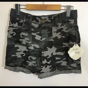 Camouflage shorts material great for hot days